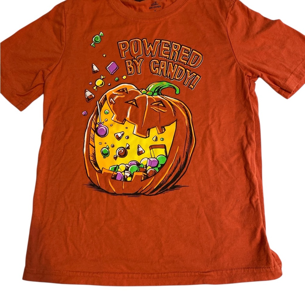Celebrate Halloween Kids pumpkin Graphic T-Shirt boys sz 8